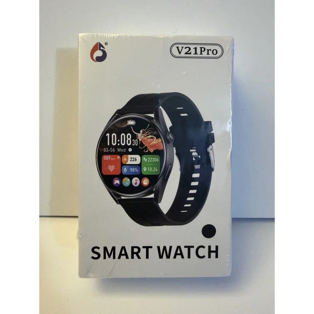 V21 SMARTWATCH NEW WEATHER HEARTBEAT STEPS FITNESS TRACKER MUSIC NEW